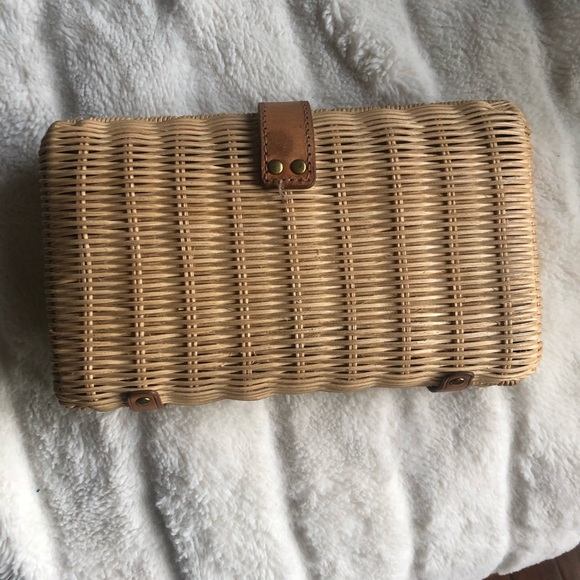 J. Crew Rattan Clutch - Picture 4 of 7